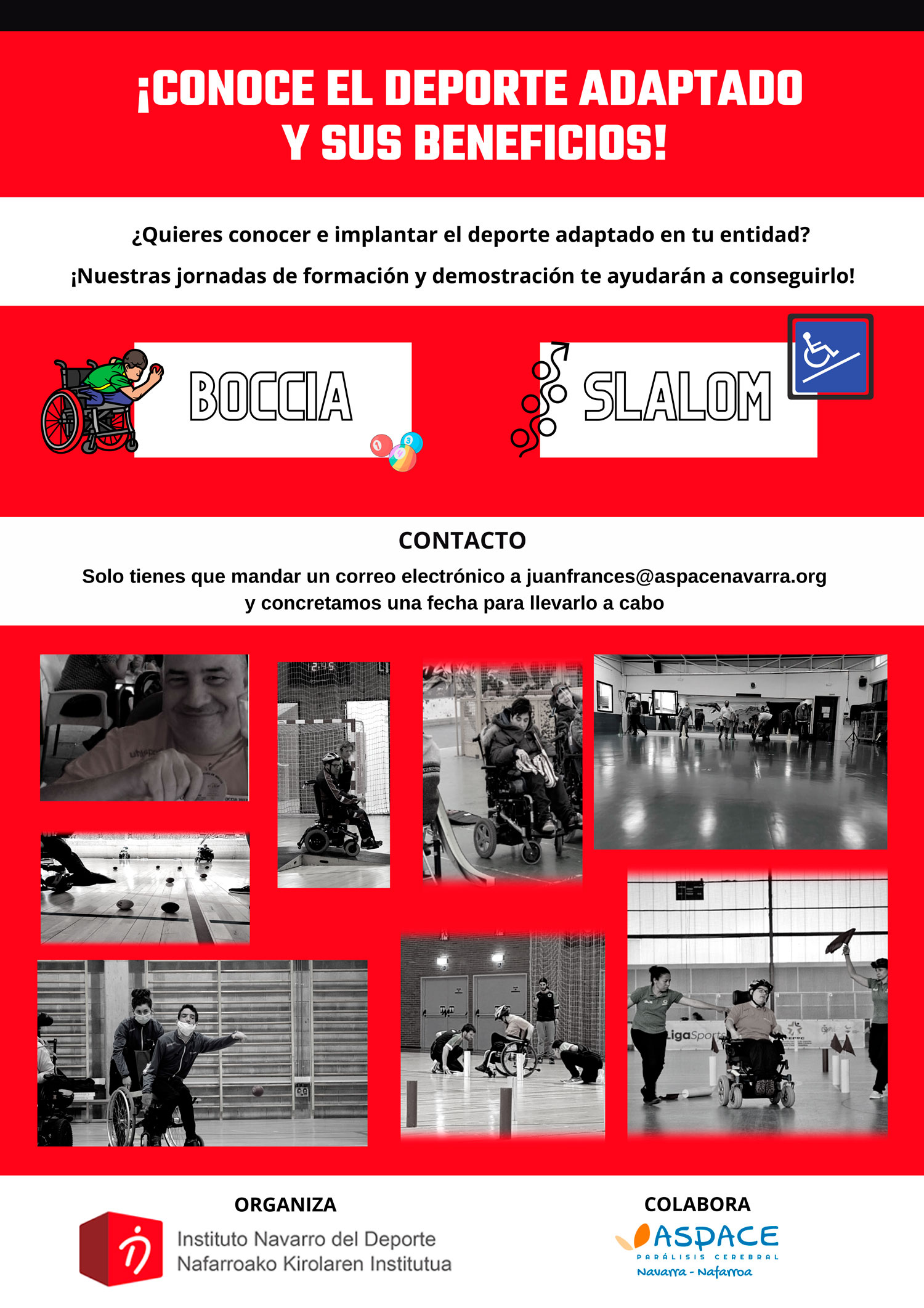 Actividades accesibles Boccia-Slalom IND-ASPACE